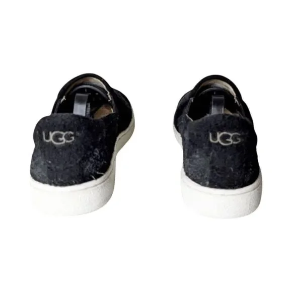 UGG Ricci Black Suede Slip-On Size 6 - Picture 5 of 7